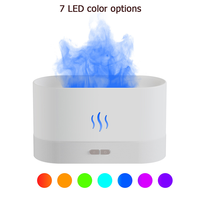 Diffuseur d'arômes à flamme ultrasonique 3D personnalisé pour huiles essentielles, humidificateur d'air parfumé, essentiel pour la maison et le yoga, vente en gros