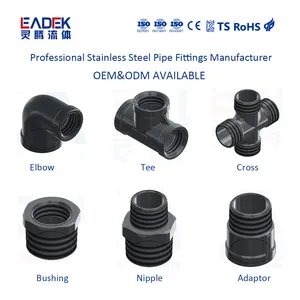 3/4" Male NPT To 1/2" Female NPT Stainless Steel Negative Reducer Hex Bushing