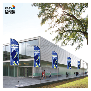 Tùy chỉnh linh hoạt lớn gió đứng bãi biển cờ Giọt Nước Mắt lông biểu ngữ rung lưỡi pennant hiển thị - Product Image 4