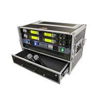 Flight case en aluminium avec support pour ordinateur portable, idéal pour DJ et transport sur route