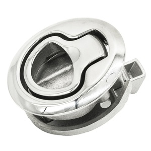 Serrure à came à clé en acier inoxydable 316 avec finition <span class=keywords><strong>chrom</strong></span>ée, <span class=keywords><strong>installation</strong></span> facile pour porte d'armoire et trappe - Product Image 1