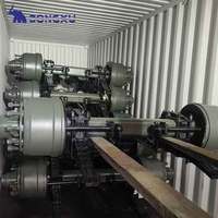 Double ressort à lames Meritor-Trailer-Axles Car 18At the Torsion Small 45Mm Square Single Semi Trailer Axle Parts for Boat Trailers
