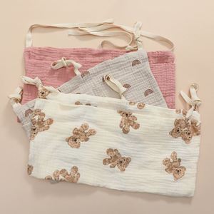 Sac de rangement moderne à double poche imprimé style européen et américain pour bébé, pour literie, salon, voiture, en pur coton - Product Image 3