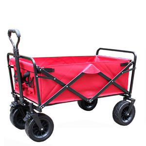 Chariot de camping portatif à quatre roues, chariot à traction, pour pique-nique, de haute qualité - Product Image 4