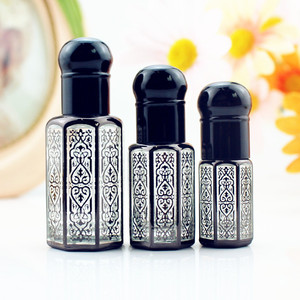 Bán buôn 3ml 6ml 12ml Glass Oud Arabic Nước hoa <span class=keywords><strong>Roll</strong></span>-On chai với vương miện cap tinh dầu cho Arabian dầu nước hoa attar - Product Image 5