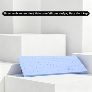 Nuevo Teclado Portátil de Membrana Silencioso de 96 Teclas, Tipo-C, Impermeable, con Tres Modos - Product Image 5