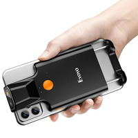 Eyoyo 2D Super QR Bluetooth 1600mAh batterie Rechargeable lecteur de codes à barres pince arrière téléphone lecteur de codes à barres pour la gestion des stocks