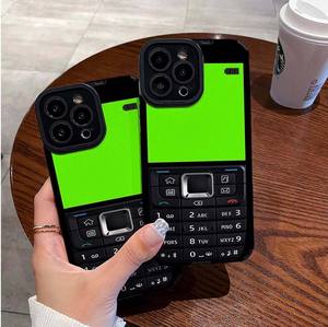 เคสโทรศัพท์มือถือหนังเทียมพิมพ์ลายเต็มหน้า<span class=keywords><strong>จอ</strong></span>สีเขียวสำหรับ <span class=keywords><strong>iPhone</strong></span> 6 <span class=keywords><strong>7</strong></span> 8 x XR XS 11 12 13 14 15 16 17 PRO MAX - Product Image 2