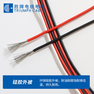 Triumph Cable Single-core Silicone Wire H05S-K 0.5 0.75 1mm Flame Retardant Pure Copper Core Control Cable - Product Image 2