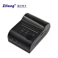 Printer Kertas Thermal Mini ZJ POS-5802 Ultra Tanpa Tinta, Printer Portabel untuk Ponsel, Printer Struk/Faktur Kecil 58MM