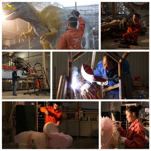 รูปปั้นไดโนเสาร์อนิมาทรอนิ<span class=keywords><strong>ก</strong></span>ส์ขนาดชีวิตสำหรับหัวพิมพ์ธีม - Product Image 4