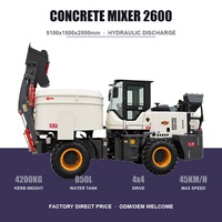 Camion malaxeur à béton haute performance 92KW avec moteur diesel pour la construction rurale