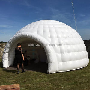 Dôme lumineux LED gonflable portable de grande taille rose pour les événements de fête, dôme gonflable en forme d'igloo - Product Image 5