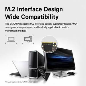 SSD NVMe M.2 PCIe 3.0 Gen 3x4 2280 Internal Solid State Drive SLC Cache 3D NAND TLC hingga 3000MB/s Kompatibel dengan Laptop dan PC - Product Image 6