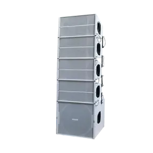 Q1 double 10 inches 2 ways line array active outdoor powered professional audio sound system for church