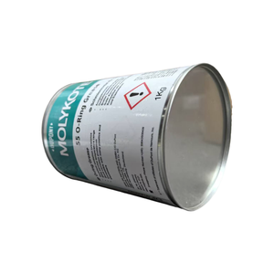 Gros <span class=keywords><strong>Molykote</strong></span> 55 joint torique blanc graisse d'étanchéité résistance aux hautes températures lubrifiant graisse Valve mètre tuyau fileté 1KG - Product Image 4