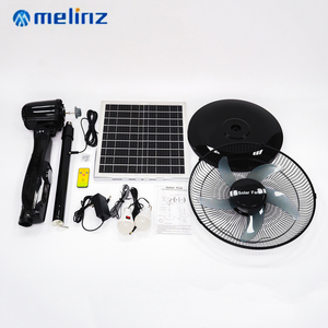 Ventilador Solar Recargable Melinz de 16 Pulgadas, Ventilador de Techo y Piso con Batería de Litio de Larga Duración para Uso en Exteriores Hs-298f Ar - Product Image 3