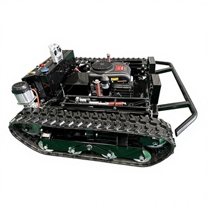 SDL608 80B Professional Gasoline 4 Stroke <b>Remote</b> <b>Control</b> Crawler Lawn Mower 80cm Cutting Width for Orchard Farm Hillside Slope - Product Image 3