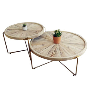 Nuovissimi <span class=keywords><strong>Tavoli</strong></span> da Caffè Rotondi in Olmo e Pino Invecchiato di Alta Qualità e Durevoli per Banchetti, Hotel e Caffetterie - Product Image 3