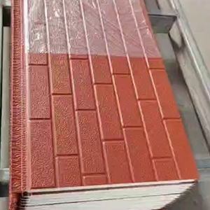 แผงแซนวิชทำจากไม้ PU, แผงหลังคาแซนวิชแผงแซนวิชทำจากไม้ทนไฟสำหรับภายนอกบ้าน - Product Image 3