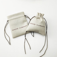 Sac à poussière en toile de coton de luxe, pochette à cordon en velours côtelé, sac en mousseline bio avec logo personnalisé imprimé, pochette cadeau