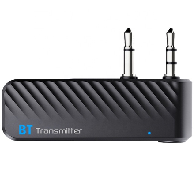 10 Hours Long Battery 3.5mm AUX Bluetooth Transmitter Airplane Airline Flight Plane Wireless Music bluetooth Audio Transmitter