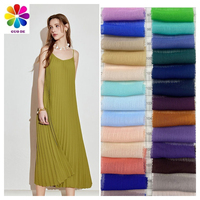 Precio de fábrica Koshibo tela crepé personalizada 100 poliéster satén densidad gruesa gasa Lisa muestra gratis para mujeres vestidos de verano