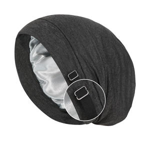 Haute qualité femmes Double couche réglable <span class=keywords><strong>bonnet</strong></span> <span class=keywords><strong>de</strong></span> <span class=keywords><strong>nuit</strong></span> élastique cheveux <span class=keywords><strong>Bonnet</strong></span> <span class=keywords><strong>bonnet</strong></span> <span class=keywords><strong>de</strong></span> couchage - Product Image 2