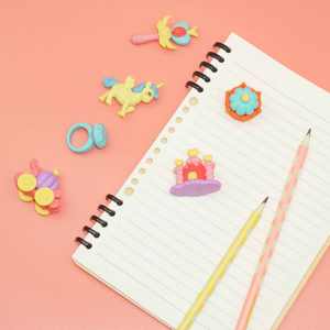 Juego de Gomas de Borrar Creativas para Niñas, Gomas de Borrar Rosas, Lindas y de Alta Calidad para Estudiantes, con Blister - Product Image 4