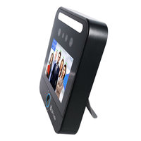 Código QR NFC Tarjeta de 13.56MHz Reconocimiento Facial Dinámico con IA Software en la Nube Control de Asistencia por WiFi con Batería de Respaldo