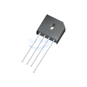 KBU6G-E4/51 4-SIP, KBU Diodes Electronics Component Manufacturer Channel - Product Image 1