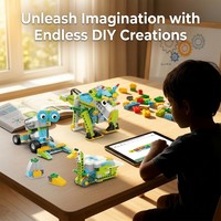 Kit de Robot Programable Compatible con EPT, 280 Piezas, Set de Educación STEM, Smart Hub y Bloques de Construcción Motorizados DIY