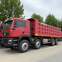 Camion à benne basculante Sinotruk 2025 Nouveau HOWO TX 400HP 8x4 70 tonnes, camions à benne basculante 6x4 à vendre