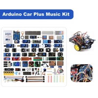 Kit de Voiture Robot Intelligente Multifonctionnelle Arduino pour Suivi de Ligne et Évitement d'Obstacles, Jouet Éducatif STEM Programmable DIY pour le Codage