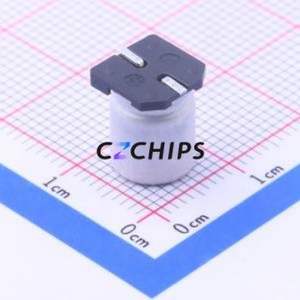 Condensador Electrolítico de Aluminio SMD UD2C100M0810, D8xL10.2mm 10uF 20% 160V 8mm - Product Image 2