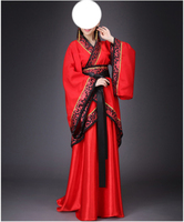 Costume de danse nationale chinoise Hanfu, vêtements traditionnels chinois anciens pour femmes et hommes, vêtements Hanfu, robe de scène pour femmes