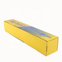 Emballage avec Logo personnalisé ondulé de haute qualité, Large boîte cadeau rose en carton en papier kraft, 50 pièces