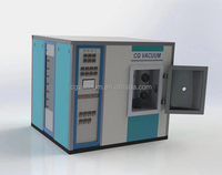 Machine de placage sous vide PVD à or véritable CGVAC, contrôlée par PLC, garantie 1 an, système de revêtement de bijoux de luxe avec pompe et moteur