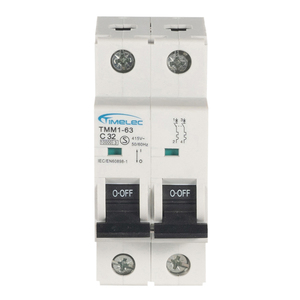 เบรกเกอร์16A 25A 6A 2P แบบ2P 32A TMM1-63ความปลอดภัยไฟฟ้า DC MCB 63A 32A OEM - Product Image 1