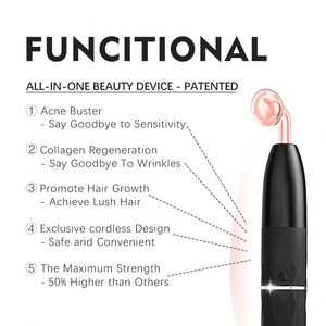 Máquina Facial USB Multifunción Portátil para Uso Doméstico, Varita de Electroterapia de Alta Frecuencia con Neón y Argón para el Tratamiento del Acné y Cuidado de la Cabeza - Product Image 2