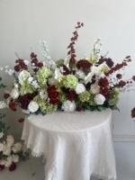 L-R372 Nuevo Arreglo Floral Artificial de Alta Calidad, Bola de Flores para Decoración de Bodas, Centros de Mesa, Propuestas de Matrimonio, Fiestas y Eventos