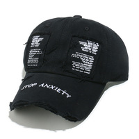 Gorras de Béisbol al por Mayor, Estilo Hip Hop, con Logotipo Personalizado, 6 Paneles, Estilo Americano, de Algodón Lavado, Deportivas, con Aspecto Desgastado