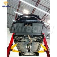 Diffuseur arrière en fibre de carbone Style Vari Vrs pour Honda Civic Type R FK8 2017-2021 Kits de carrosserie
