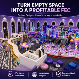 Aire de jeux intérieure commerciale pour enfants équipement de terrain de jeu intérieur <span class=keywords><strong>fait</strong></span> <span class=keywords><strong>maison</strong></span> avec <span class=keywords><strong>piscine</strong></span> à balles toboggan - Product Image 1