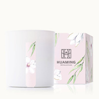 8oz 10oz emballage personnalisé de haute qualité guérison cire naturelle de luxe à la main parfums forts bougies de cire de soja d'aromathérapie