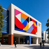 Module d'écran LED extérieur P8 4K HDR10, lisible en plein soleil, étanche IP65, panneau LED SMD pour affichage numérique publicitaire