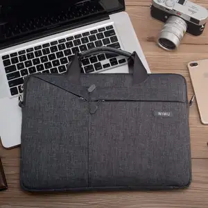 WiWU доступны горячая Распродажа, товары от производителей по низким Ноутбук Сумки из натуральной кожи с карманами чехол для ноутбука Macbook Air Pro 13,3 ПК сумка через плечо для ноутбука