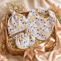 Tissu en coton imprimé écologique, motif floral vintage aquarelle, crème Morandi, pour vêtements de bébé, literie, nappes, rideaux - Vente en gros