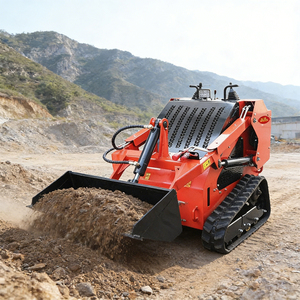 Гусеничный мини-погрузчик 900 кг, рабочая масса 0,12 м³, объем ковша, сертификация CE EPA Euro5, для работ в узких пространствах - Product Image 4