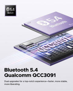 <span class=keywords><strong>Soundpeats</strong></span> más nuevo AIR 5 <span class=keywords><strong>Bluetooth</strong></span> 5,4 QCC3091 con funda de batería impermeable música auricular negro TWS con buena calidad de sonido - Product Image 4
